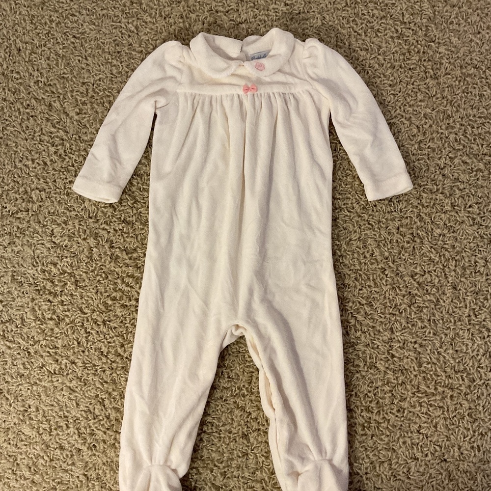 Ralph Lauren Infant Velour Coverall